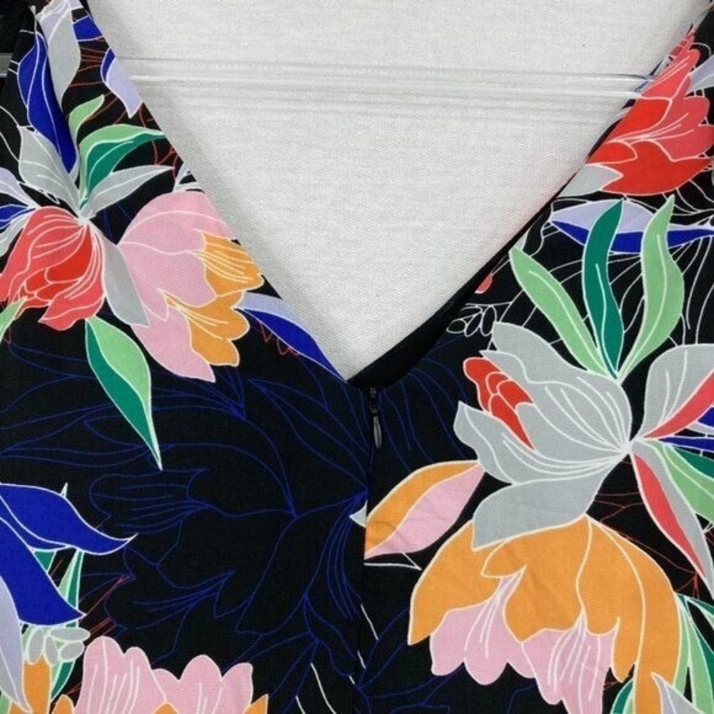 Lulus‎ Beloved Becky Black Floral Print Maxi Dress Medium Romantic Evening - Picture 10 of 12